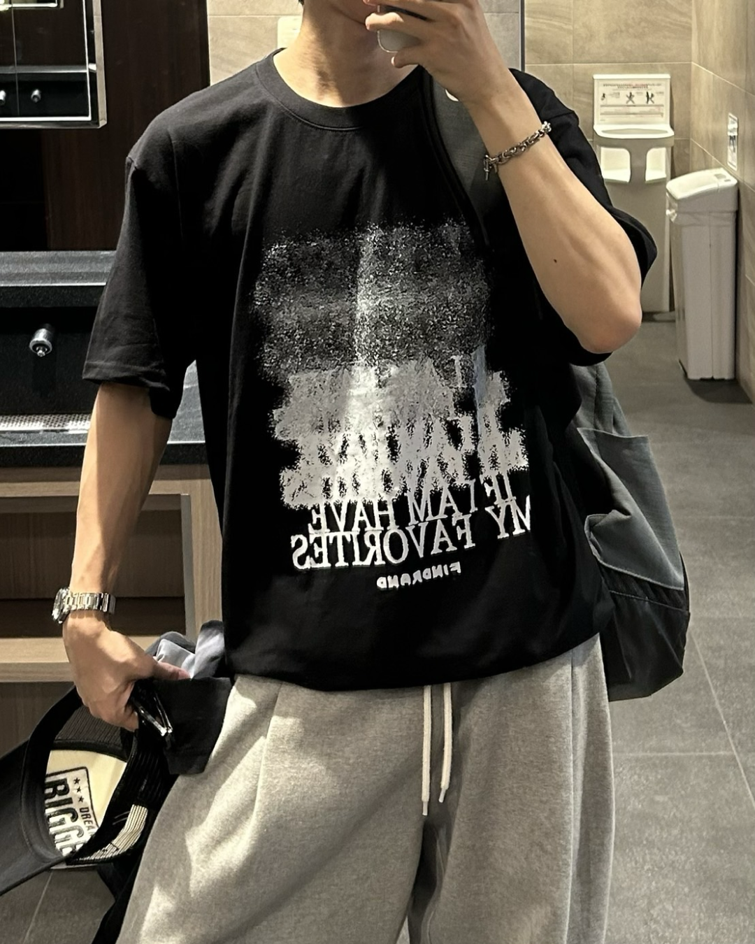 【即納】グラデーションフォントTシャツ WG0122