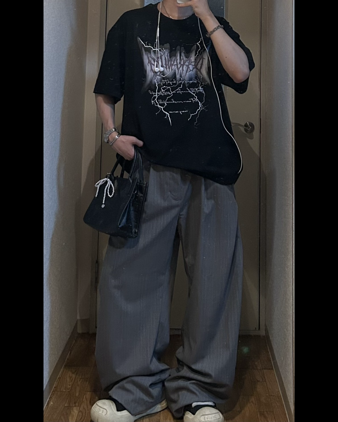 【即納】グラデーションフォントTシャツ WG0122