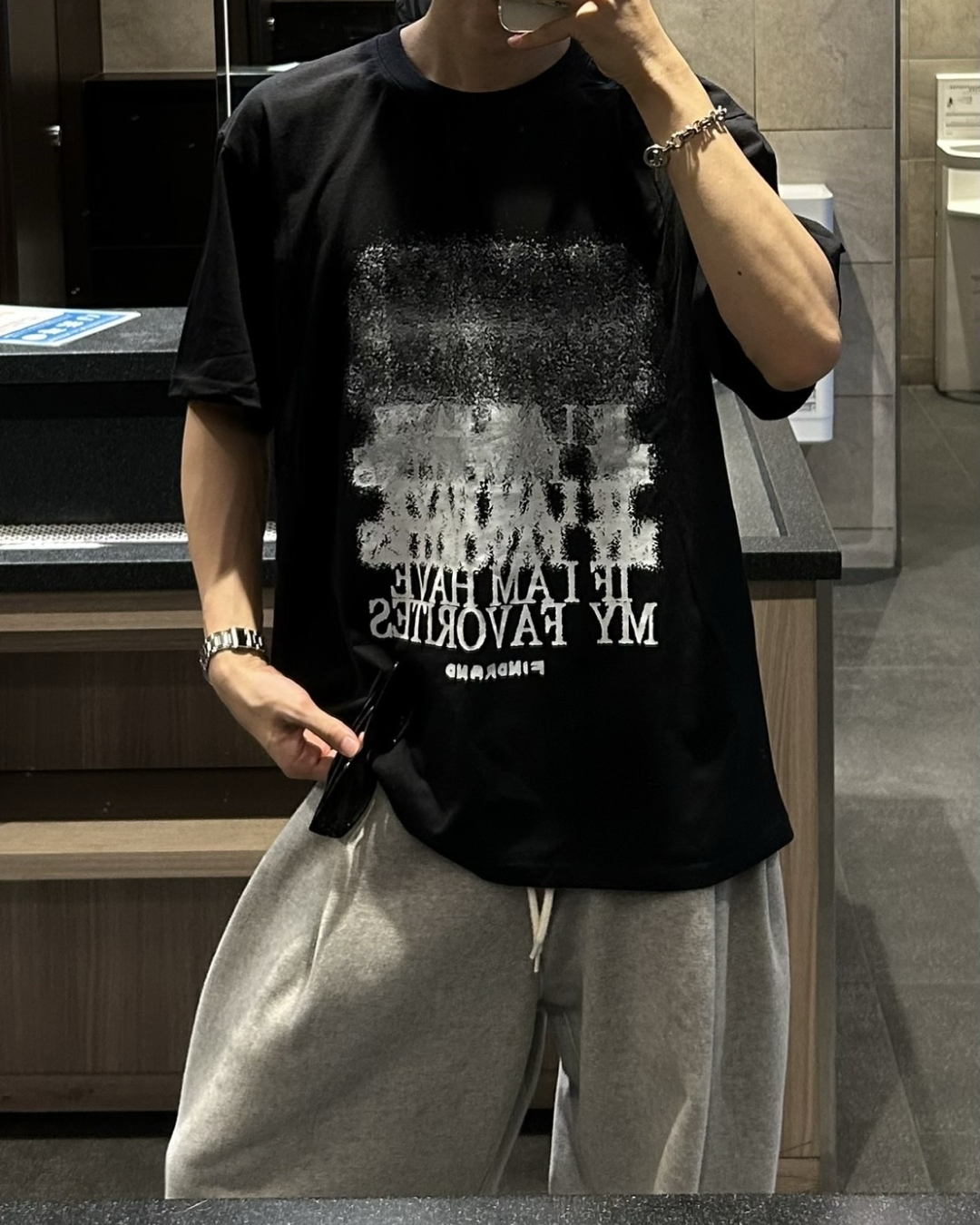 【即納】グラデーションフォントTシャツ WG0122