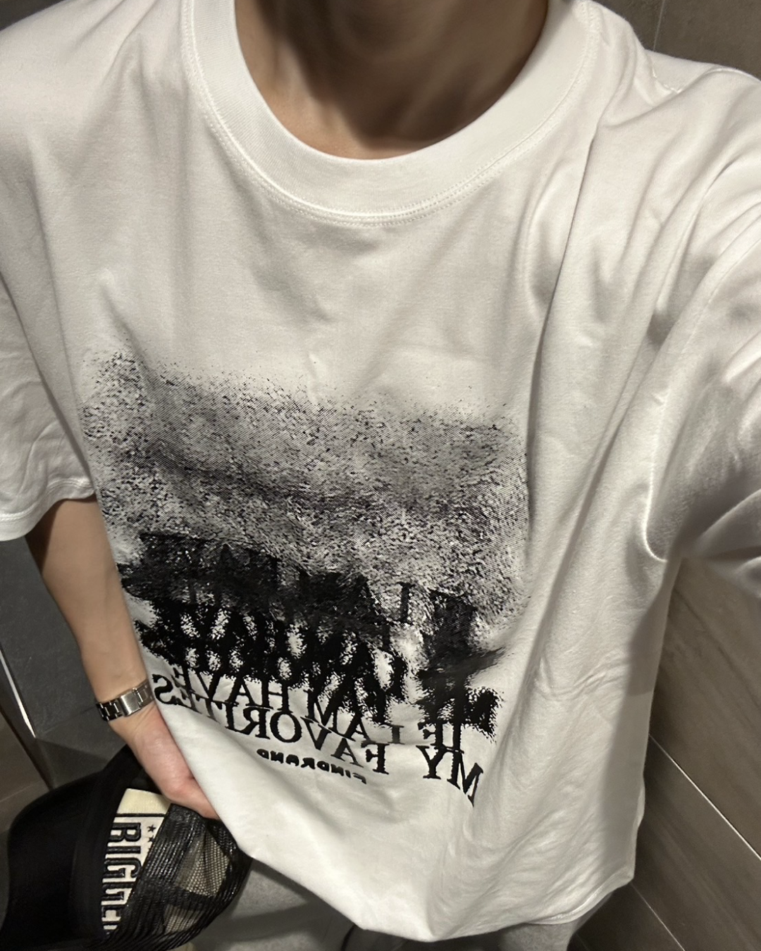 【即納】グラデーションフォントTシャツ WG0122