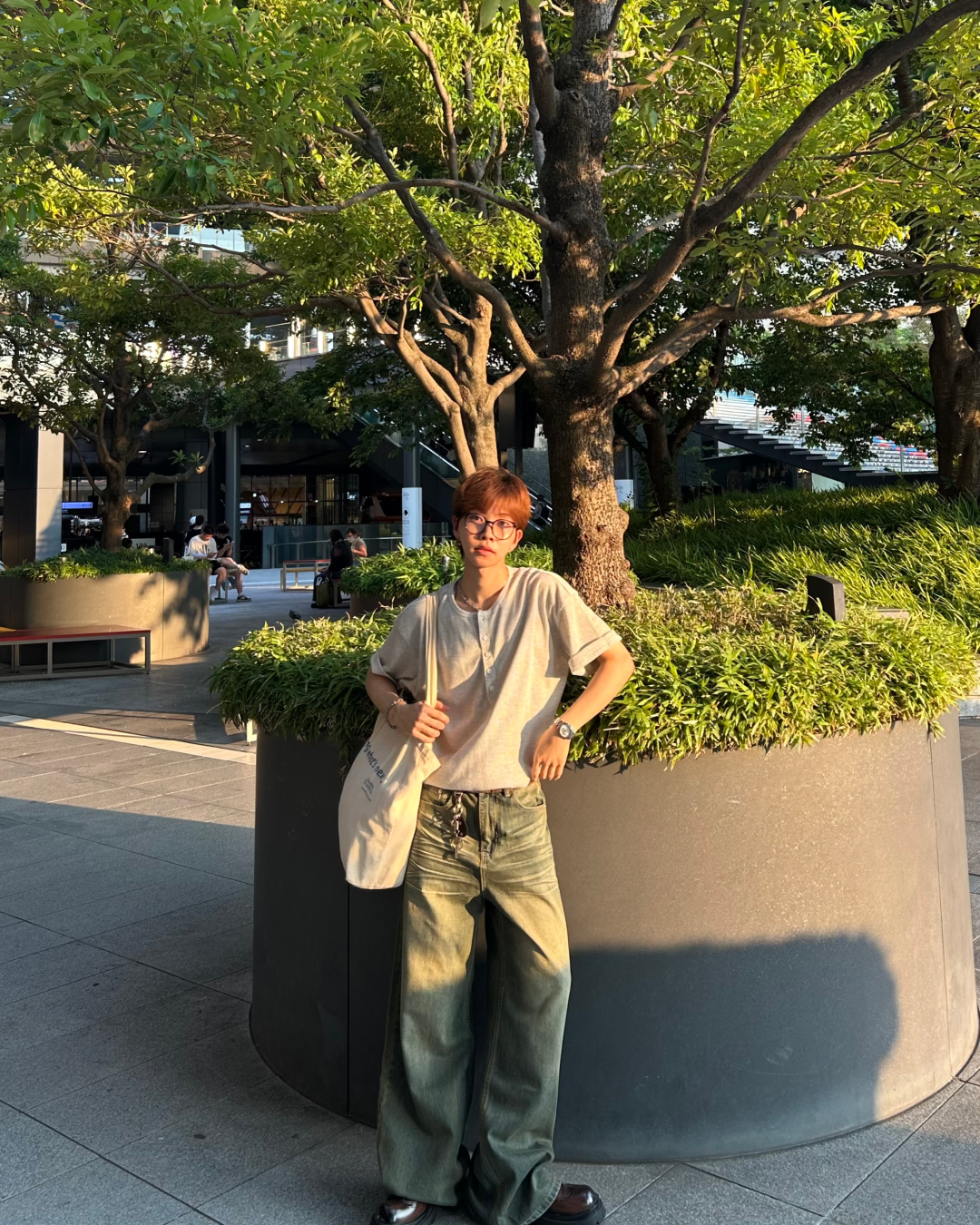 ヘンリーネックサーマルTシャツ WG0138