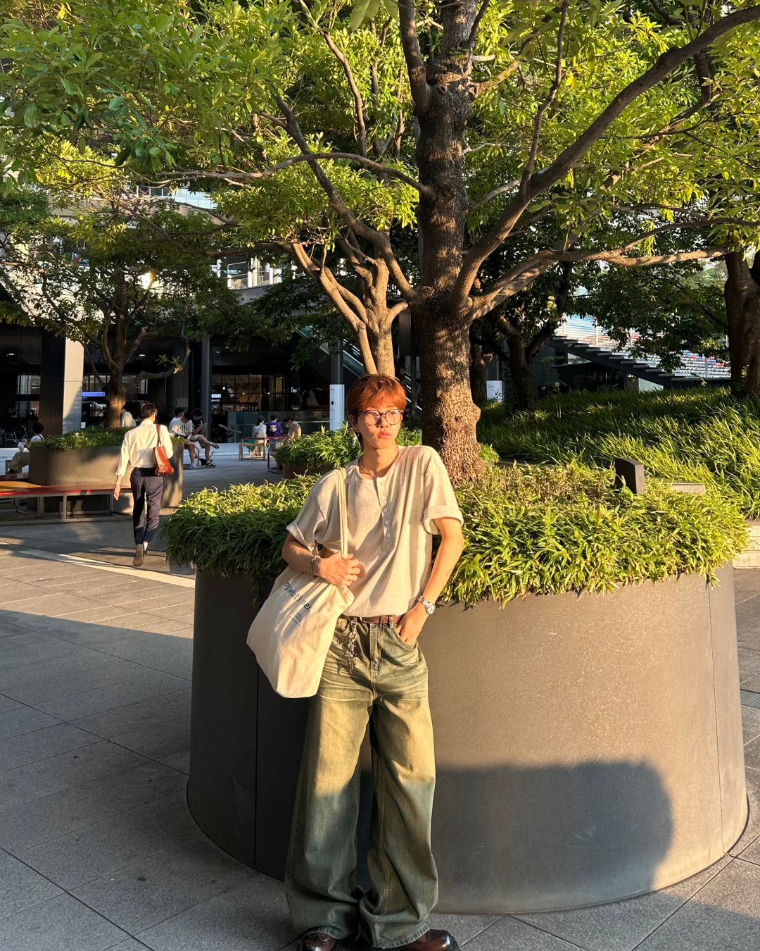 ヘンリーネックサーマルTシャツ WG0138