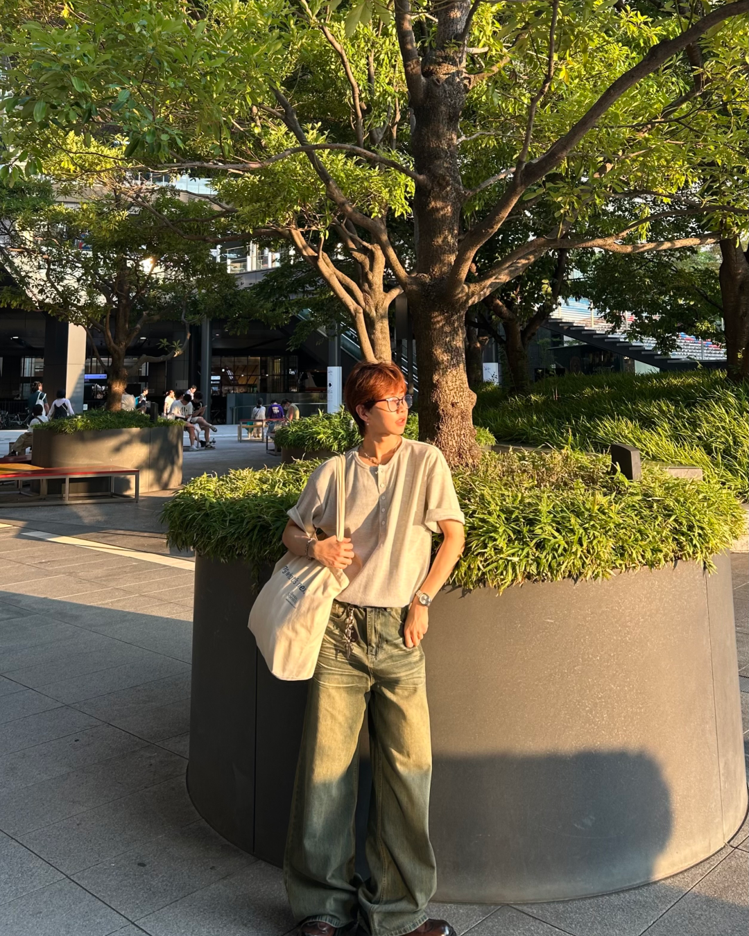 ヘンリーネックサーマルTシャツ WG0138