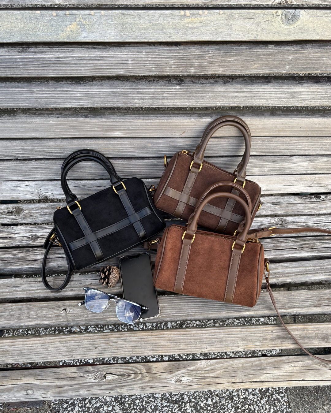 スエードミニボストンバッグ WG0197 – YOLO（ヨロ）｜ファッション通販