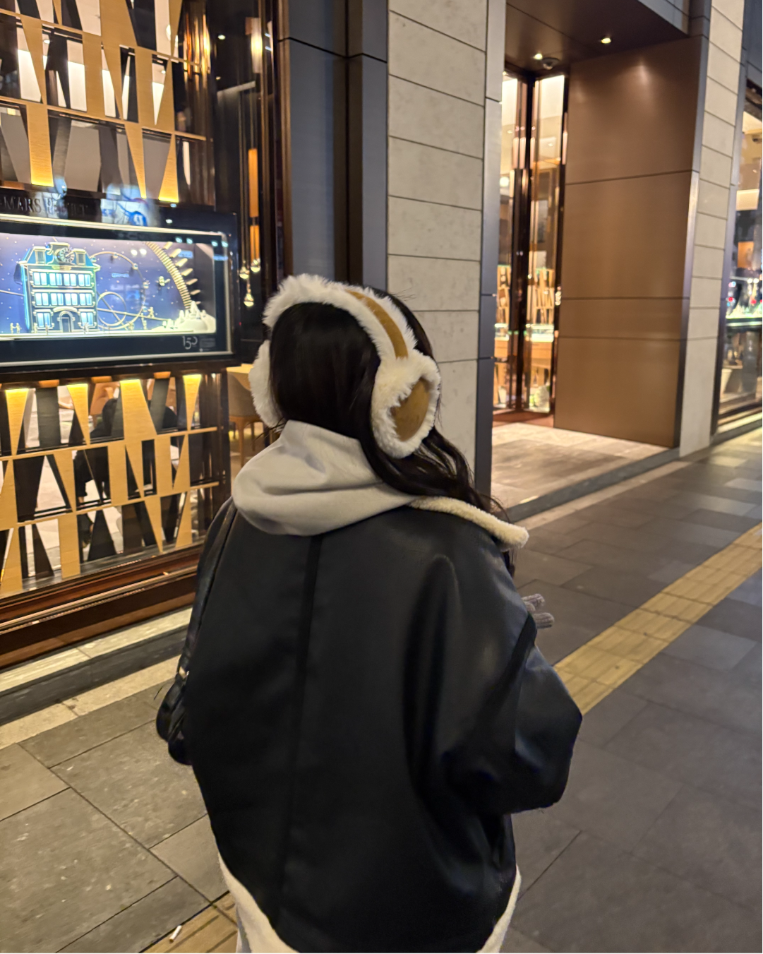 フェイクファーイヤーマフラー WG0238