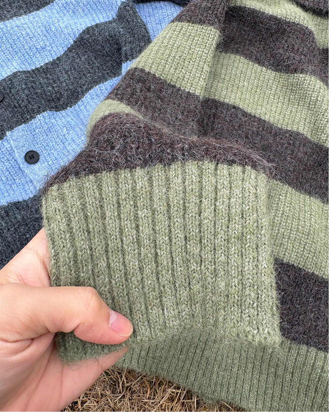 シャギーボーダーカーディガン WG0315