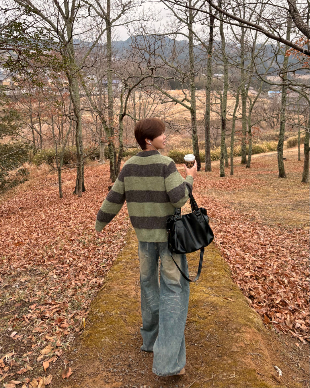 シャギーボーダーカーディガン WG0315