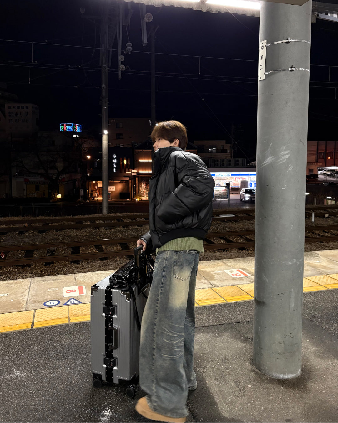 シャギーボーダーカーディガン WG0315