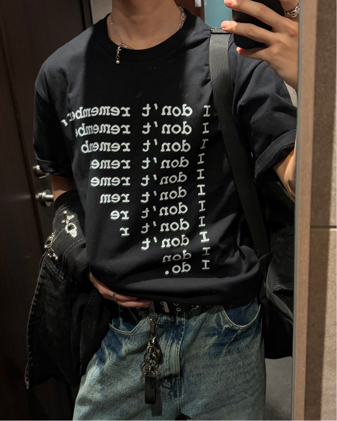 ロゴプリントデザインTシャツ WG0360