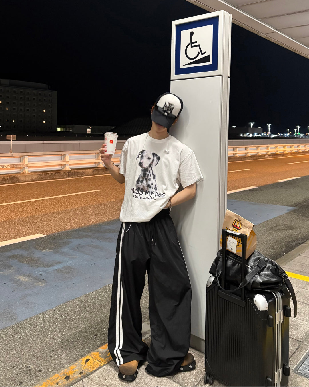 【即納】サイドラインジャージパンツ WG0496