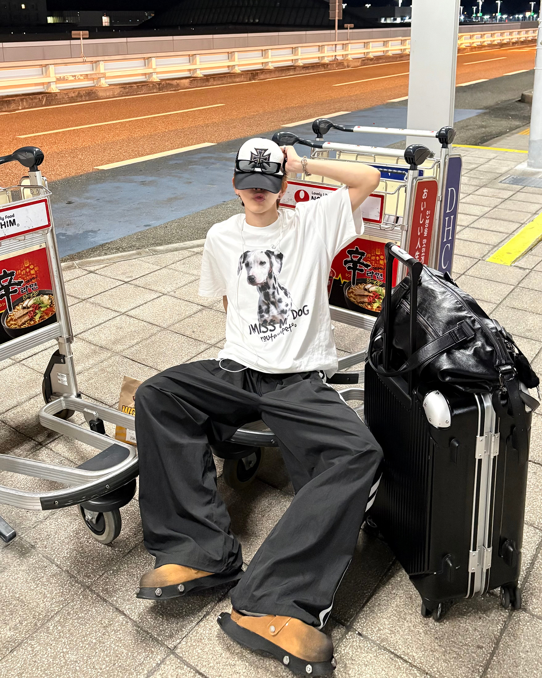 【即納】サイドラインジャージパンツ WG0496