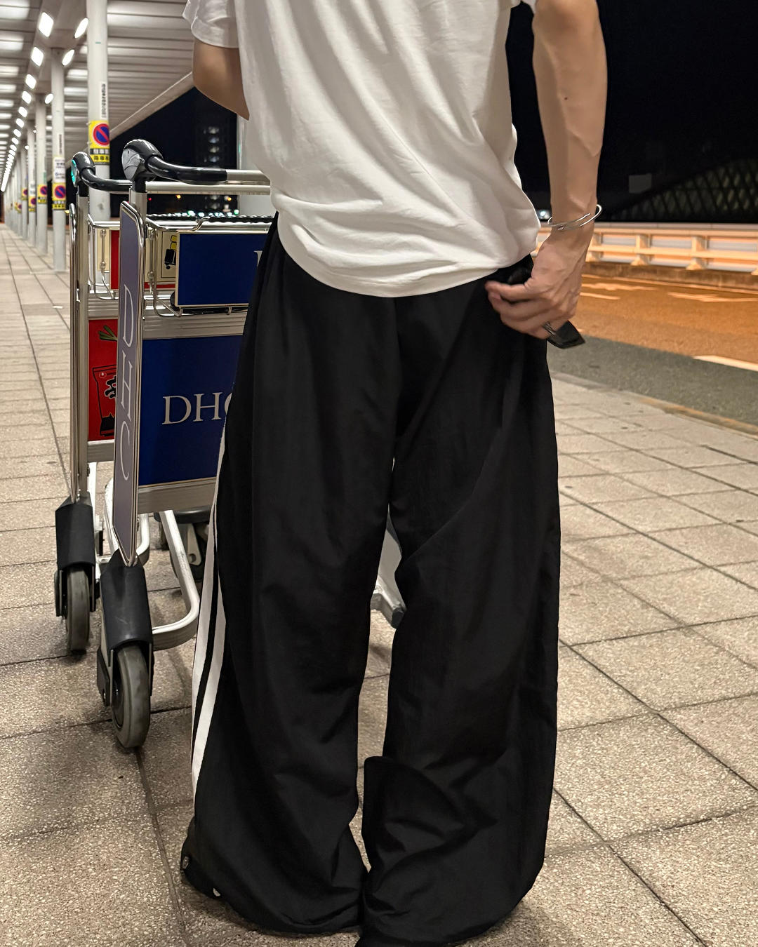 【即納】サイドラインジャージパンツ WG0496