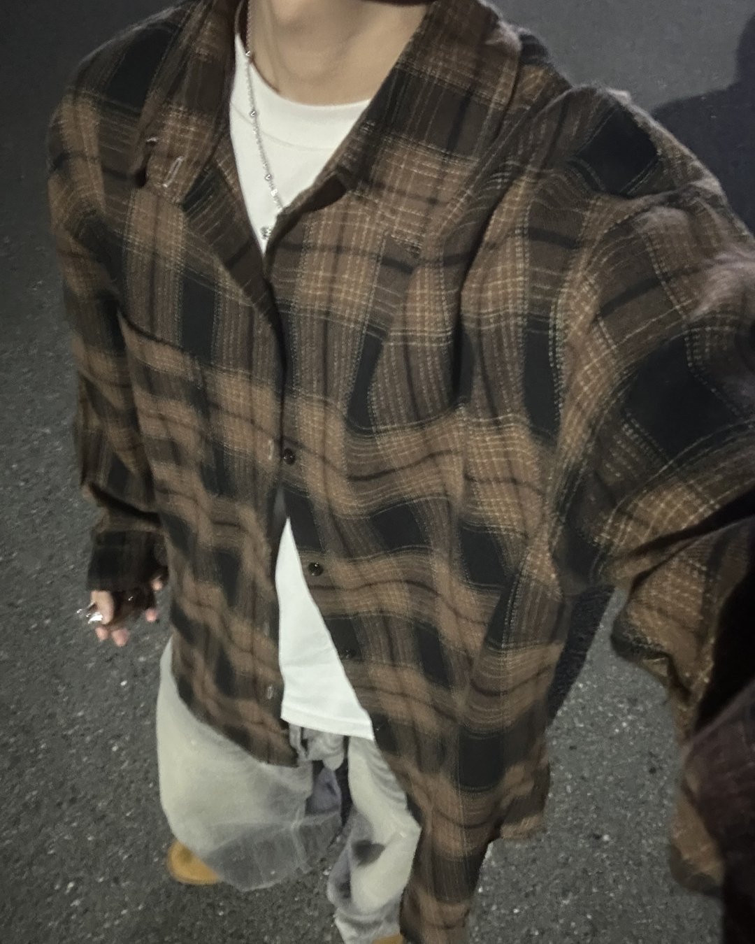 【即納】レトロチェックシャツ WG5007