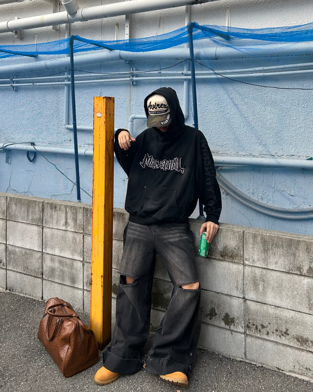 【即納】ウォッシュ加工フーディー WG5009