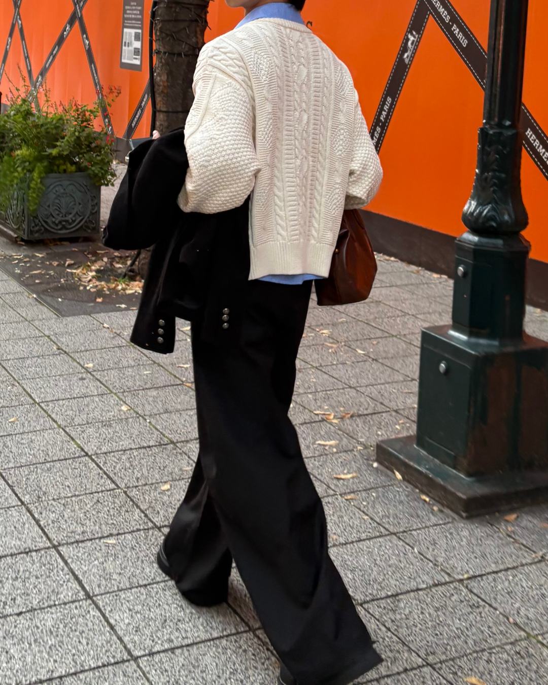 【11/25 19:00販売開始 オリジナル 即納】カラーレスアランニットカーディガン WG6001