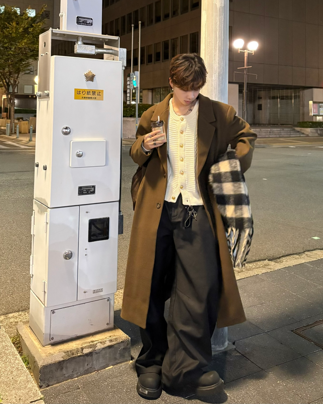 【11/25 19:00販売開始 オリジナル 即納】カラーレスアランニットカーディガン WG6001