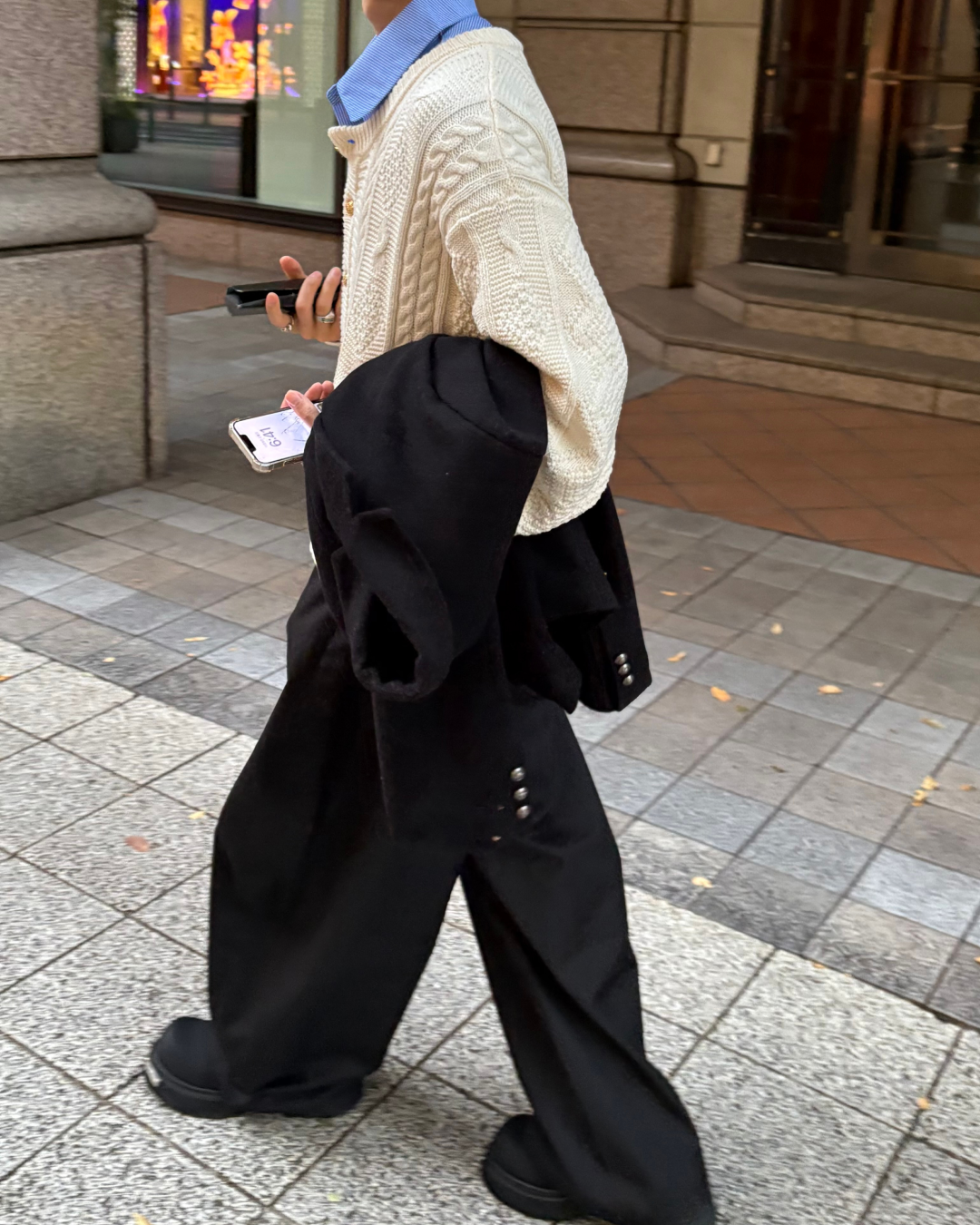 【11/25 19:00販売開始 オリジナル 即納】カラーレスアランニットカーディガン WG6001