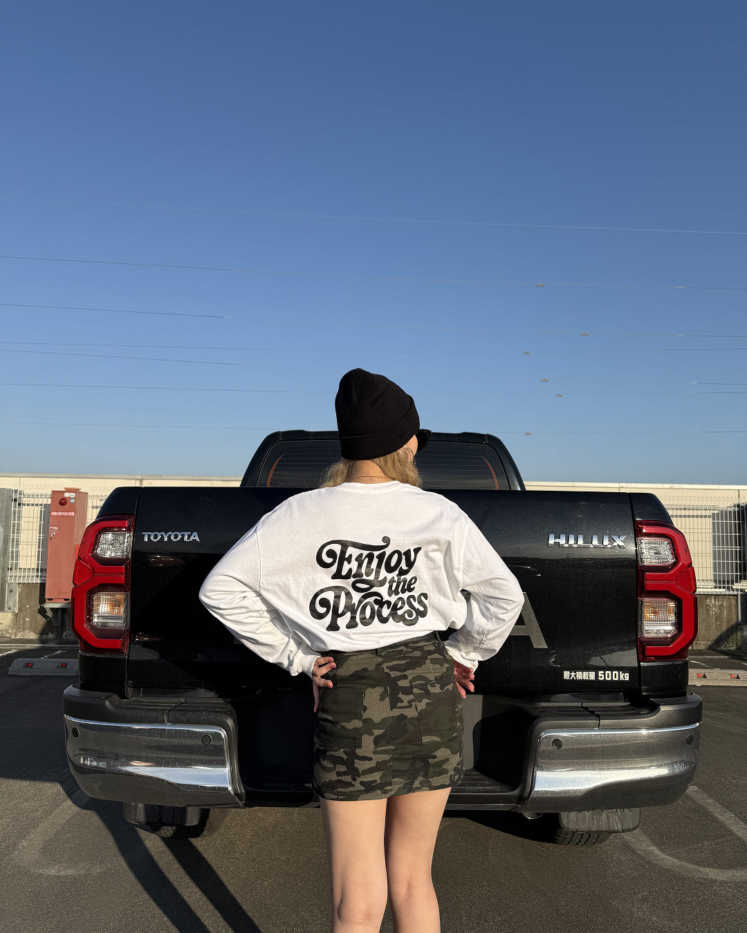 レトログラフィックプリントロングTシャツ WK0024
