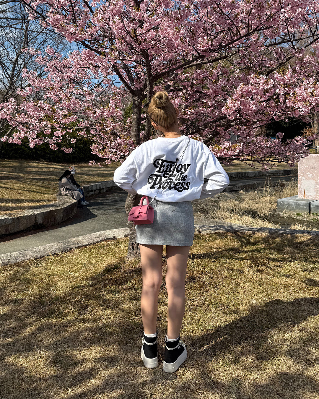 レトログラフィックプリントロングTシャツ WK0024