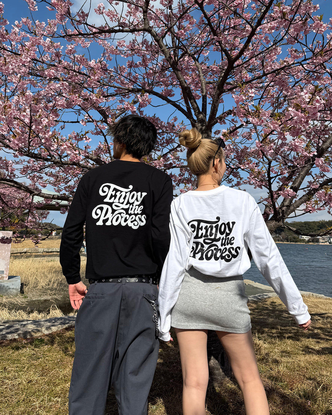 レトログラフィックプリントロングTシャツ WK0024