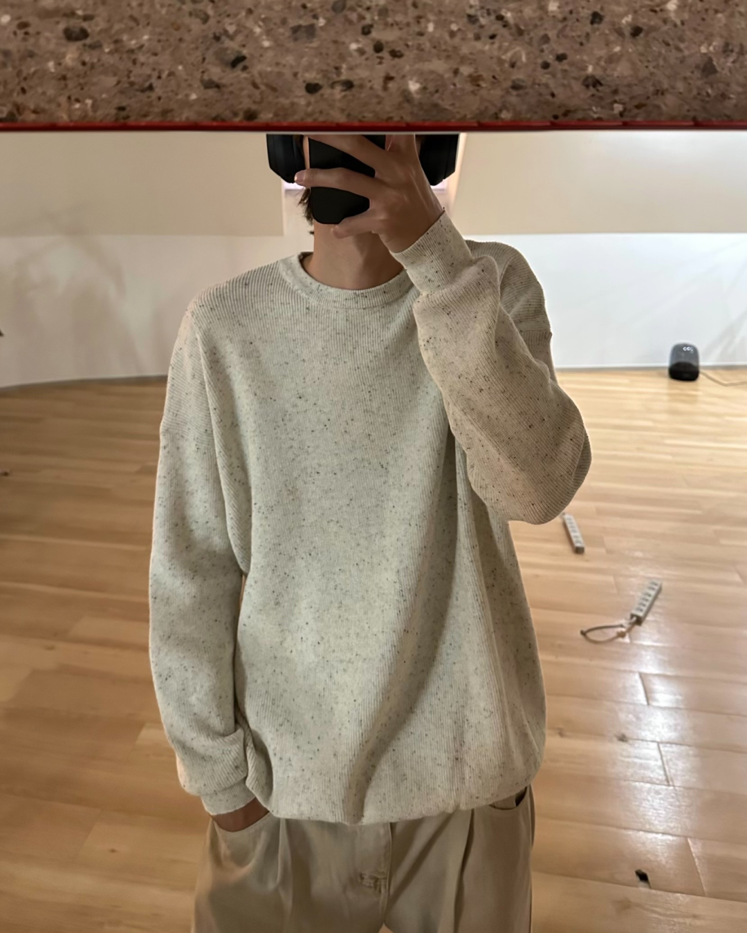 リブネップセーター WR0004