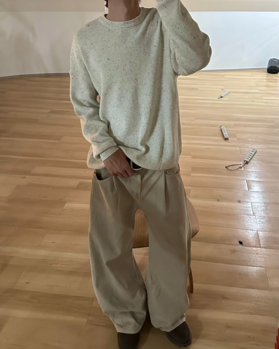 リブネップセーター WR0004