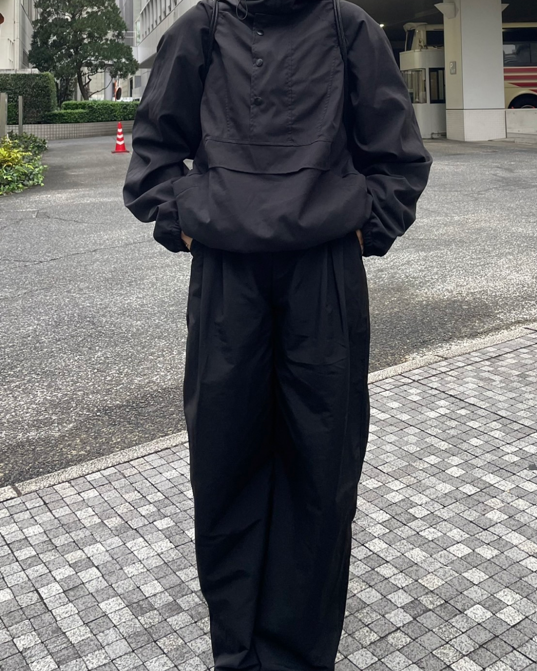 【再販】プルオーバーハーフジップジャケット Y0033