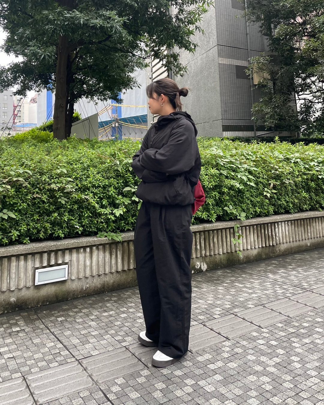 【再販】プルオーバーハーフジップジャケット Y0033