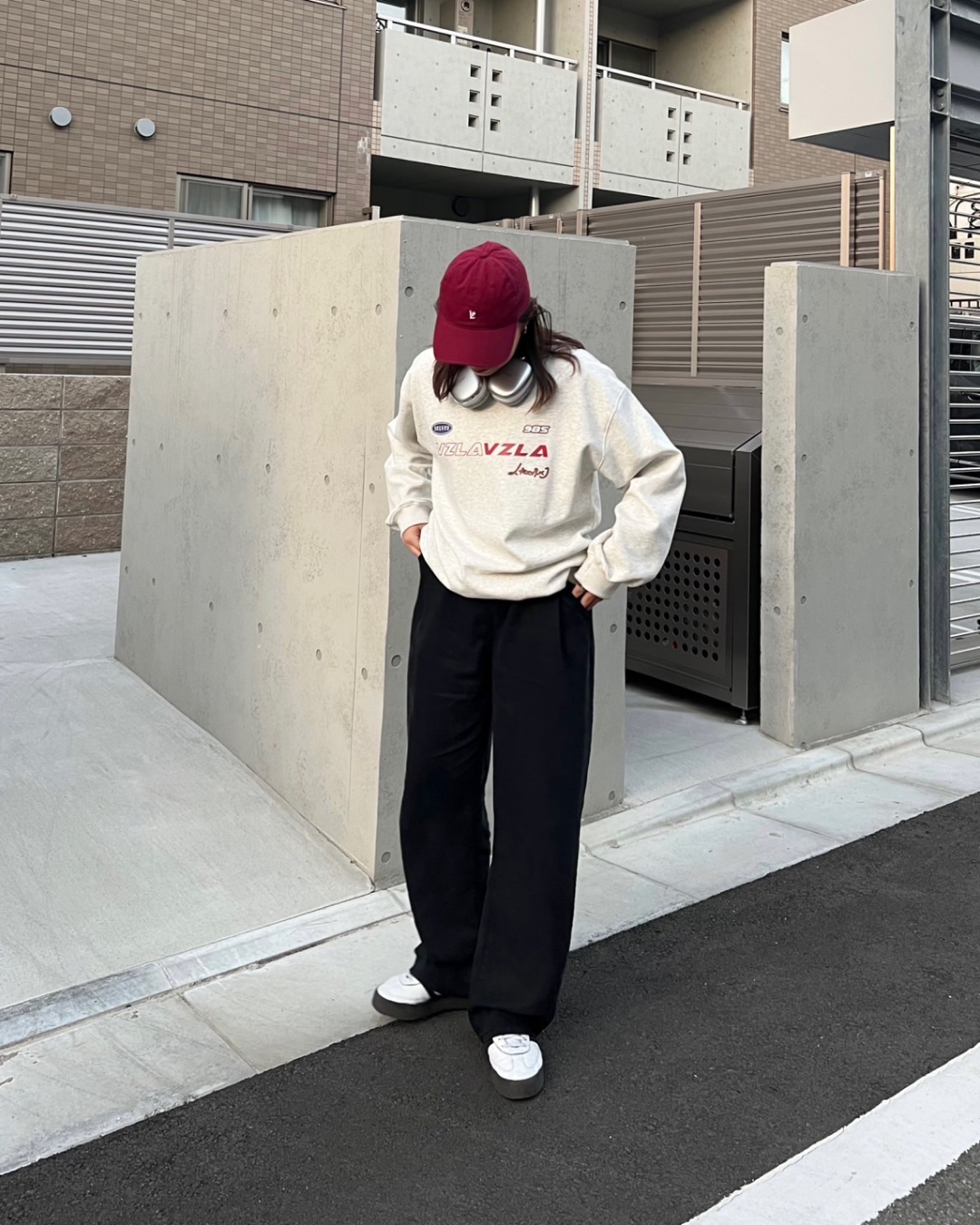 Heavyweight oversized sweatshirt Y0036