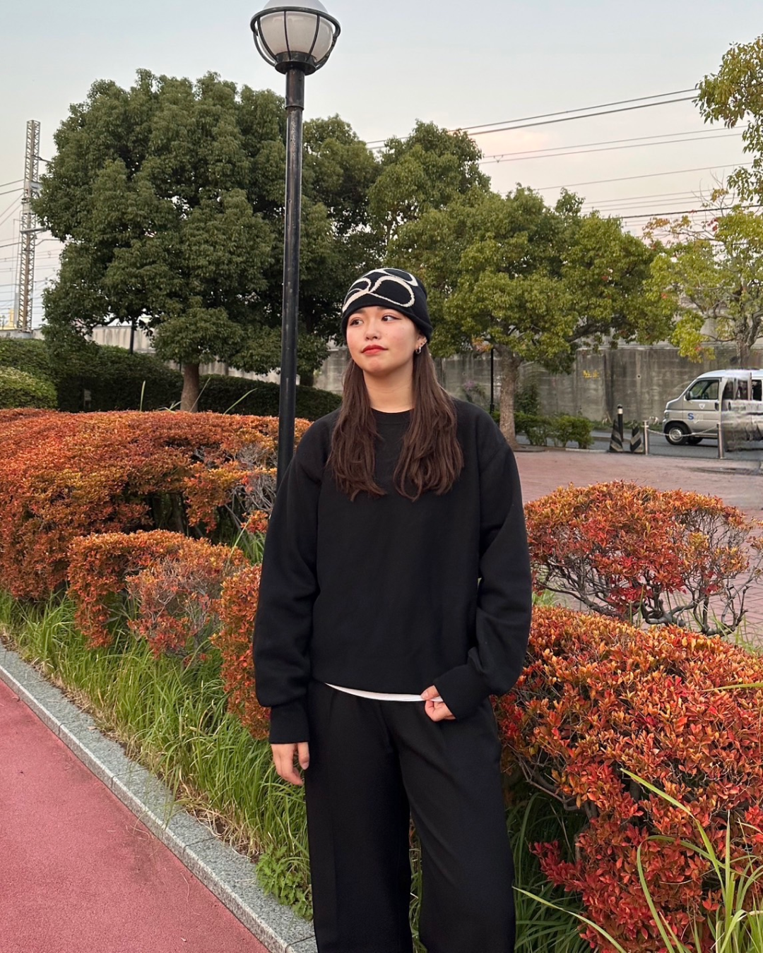 Printed beanie Y0044