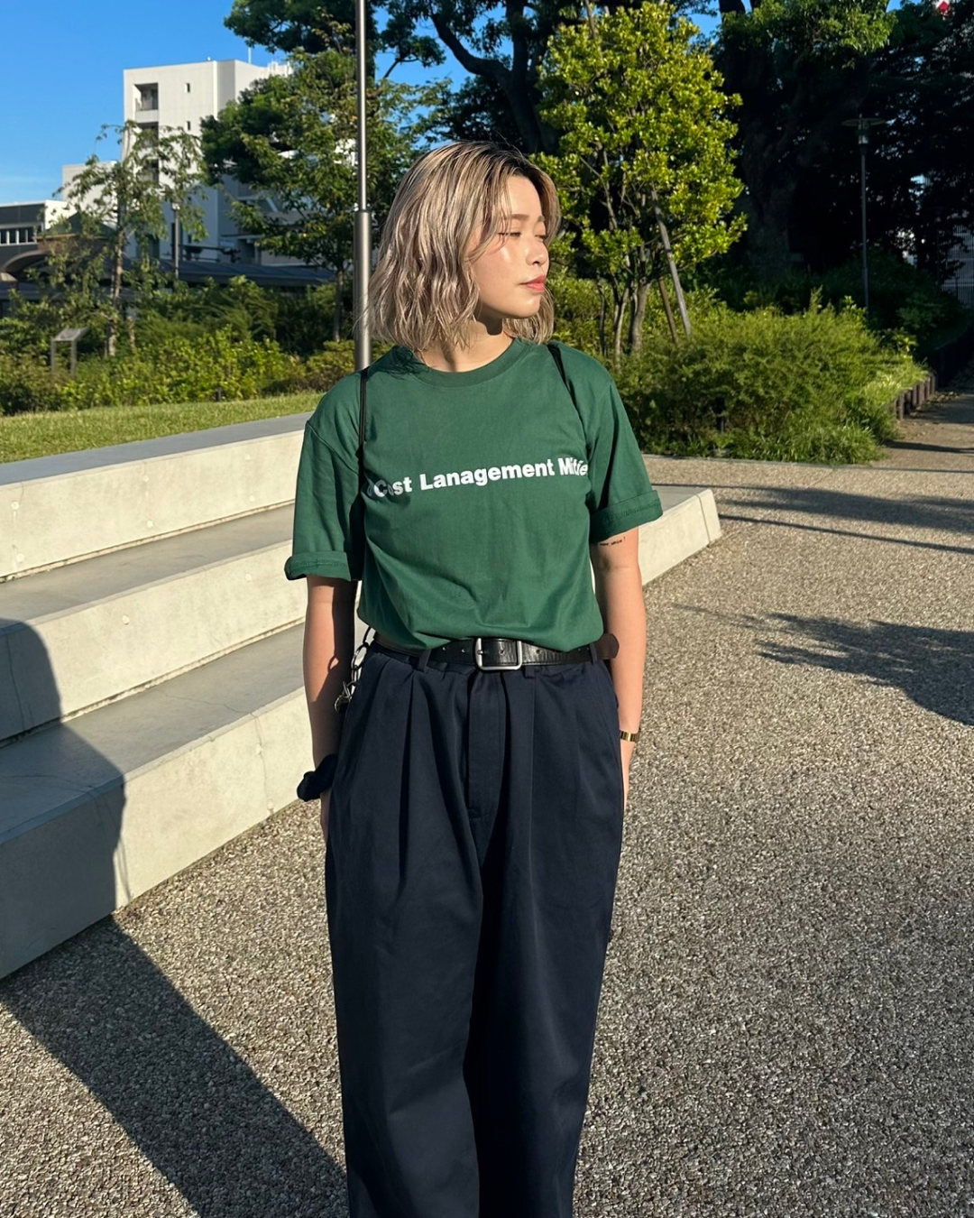ルーズミドル丈Tシャツ Y0116