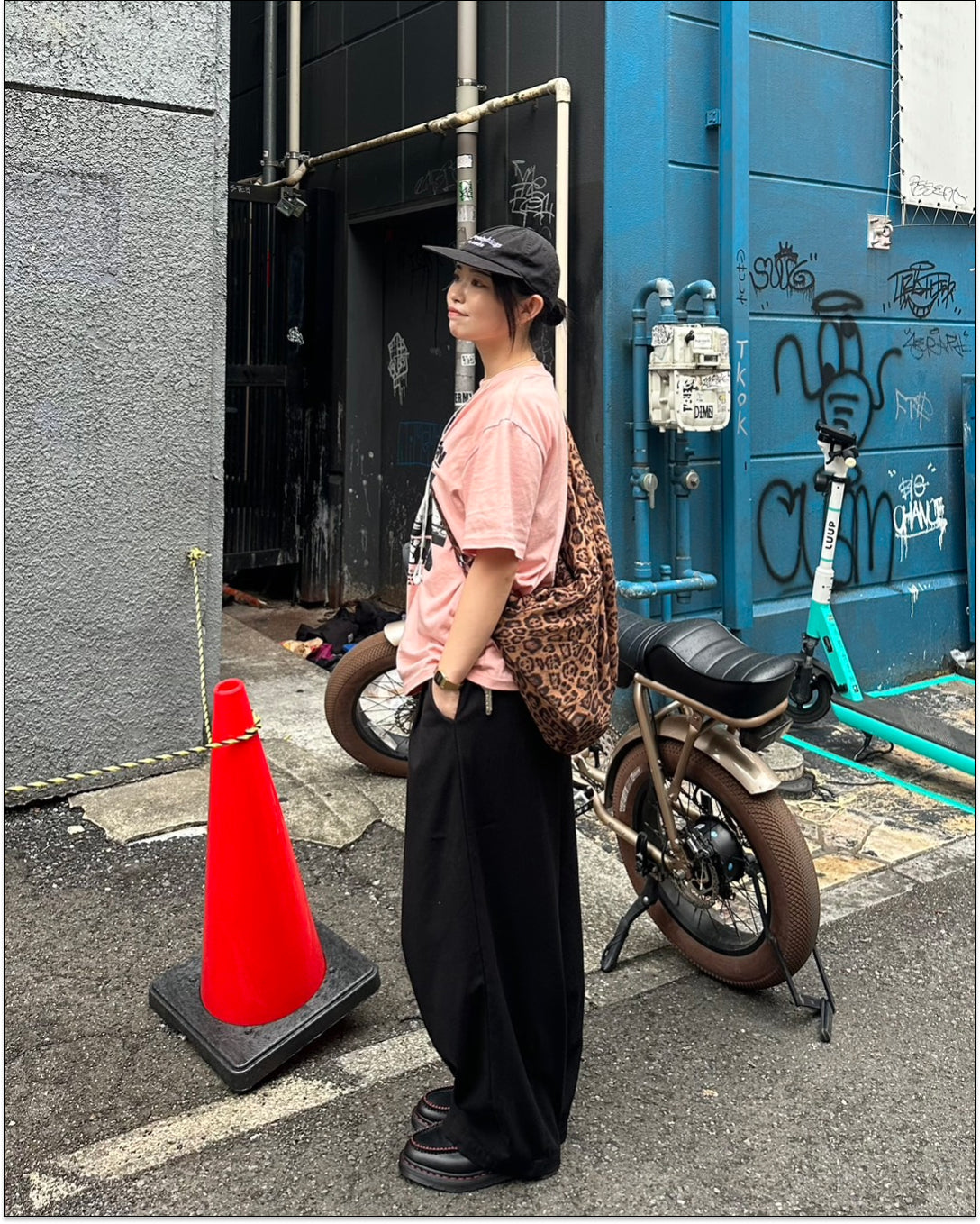 2WAYレオパード柄ショルダーバッグ Y1628