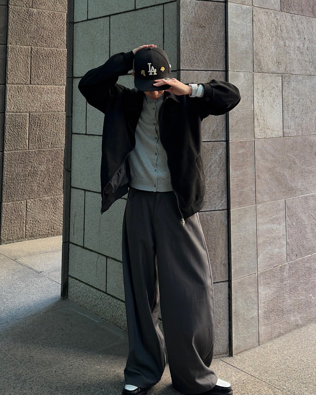 ミニマルジップショートブルゾン TK0046