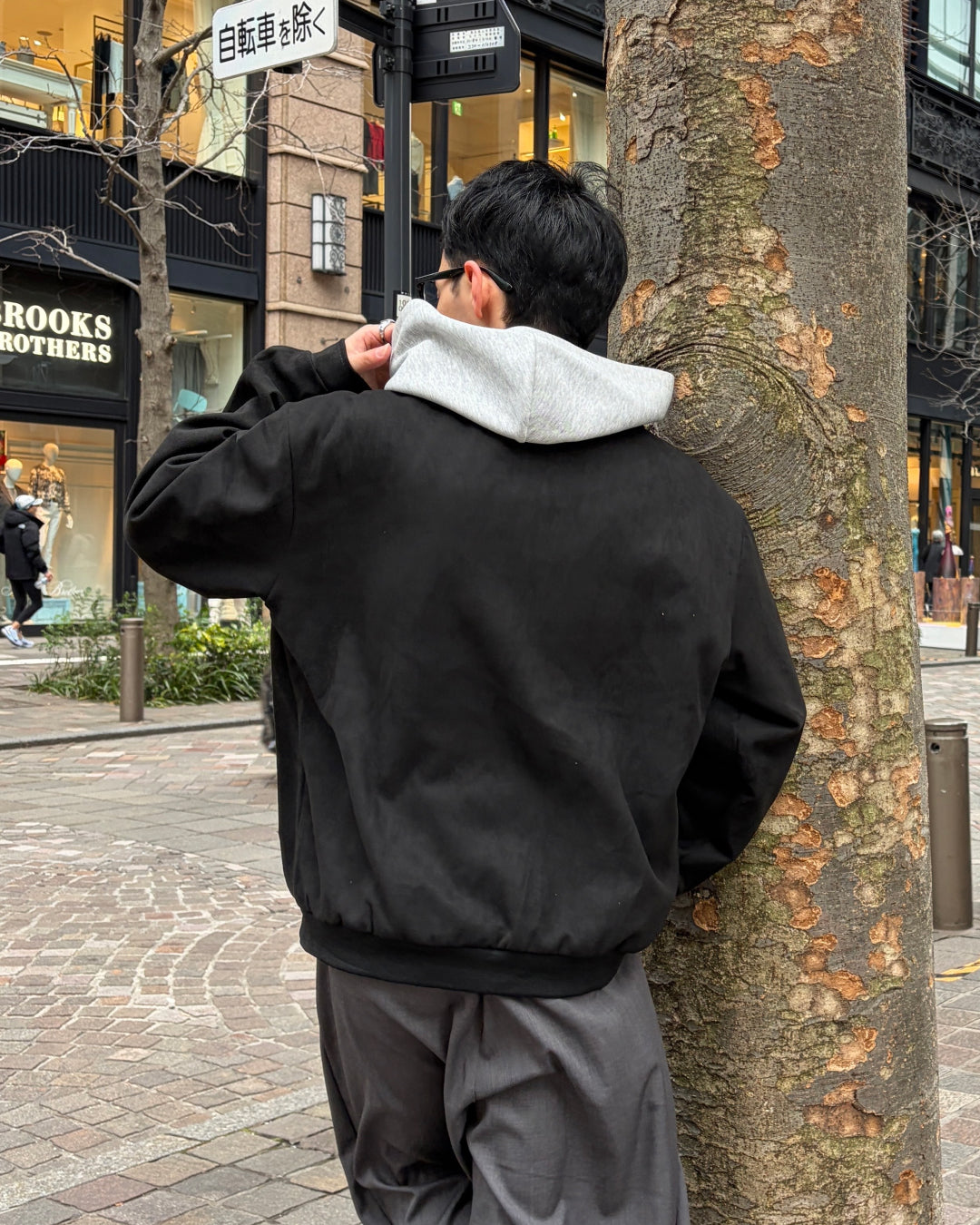 ミニマルジップショートブルゾン TK0046