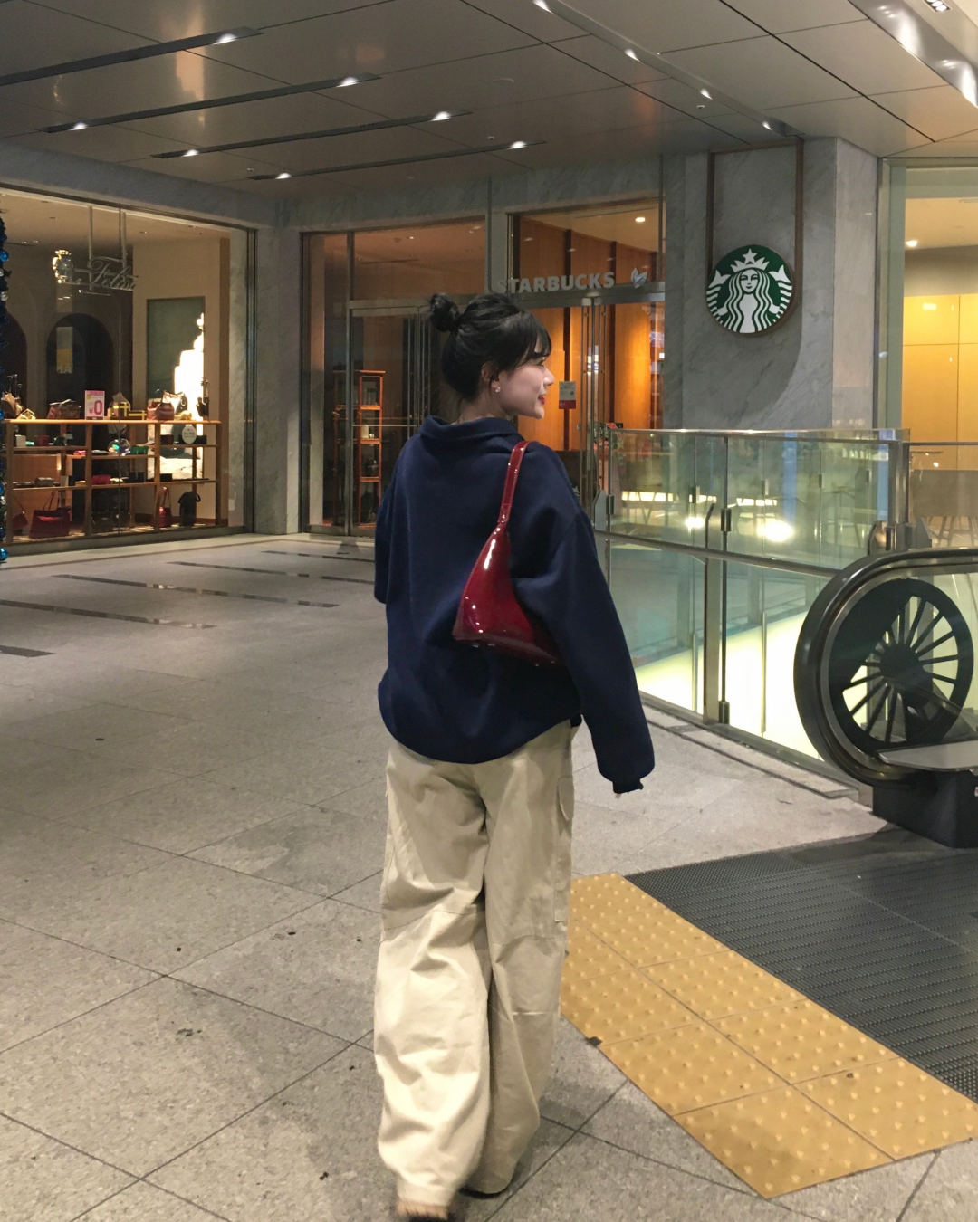 サイドポケットカジュアルワイドレッグパンツ YN0011