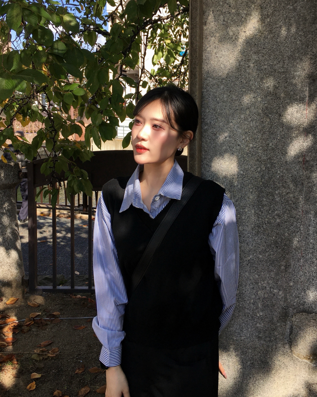 Vネックニットベスト YN0027