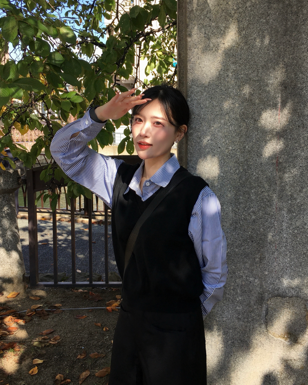 Vネックニットベスト YN0027