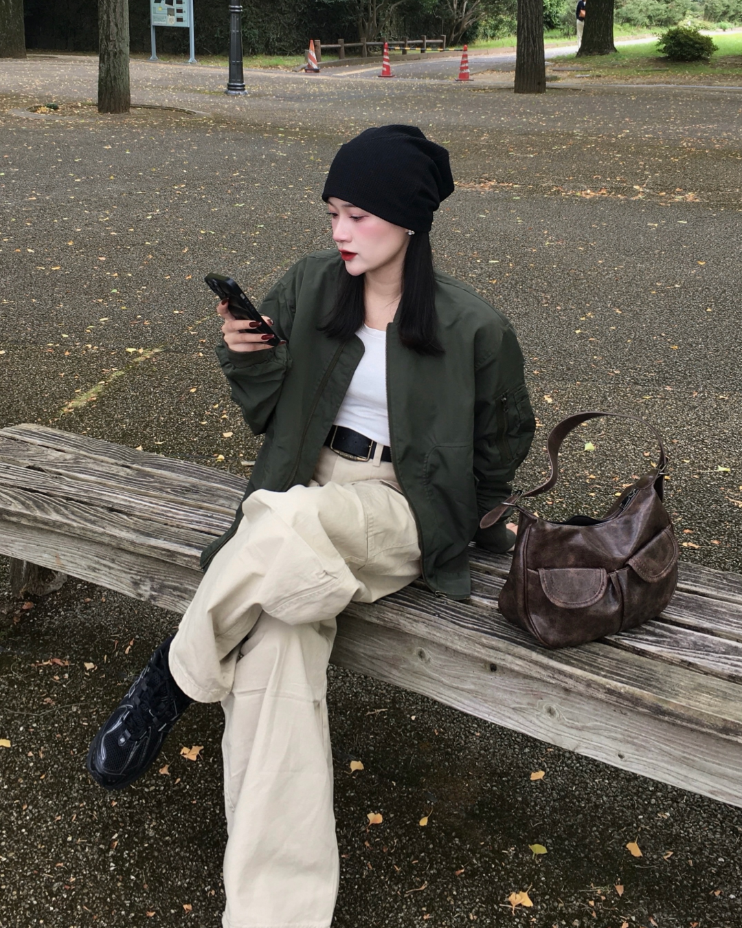 フロントポケットレザーバック YN0036