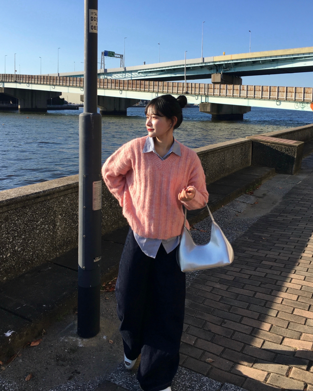 エナメルショルダーバッグ YN0038