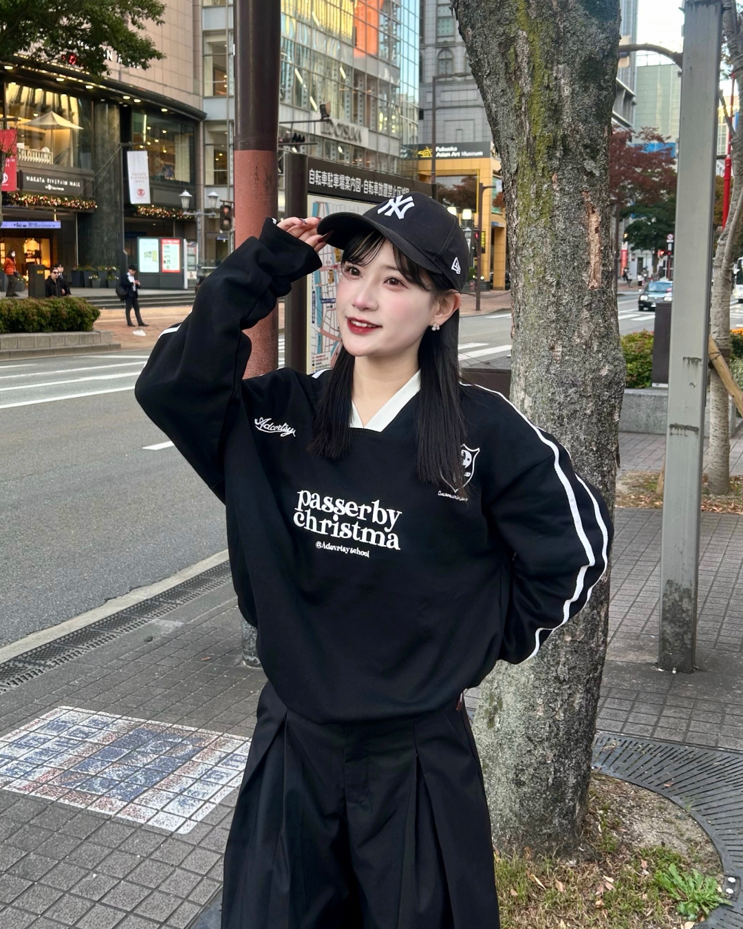 スポーティーVネックプルオーバー YN0041