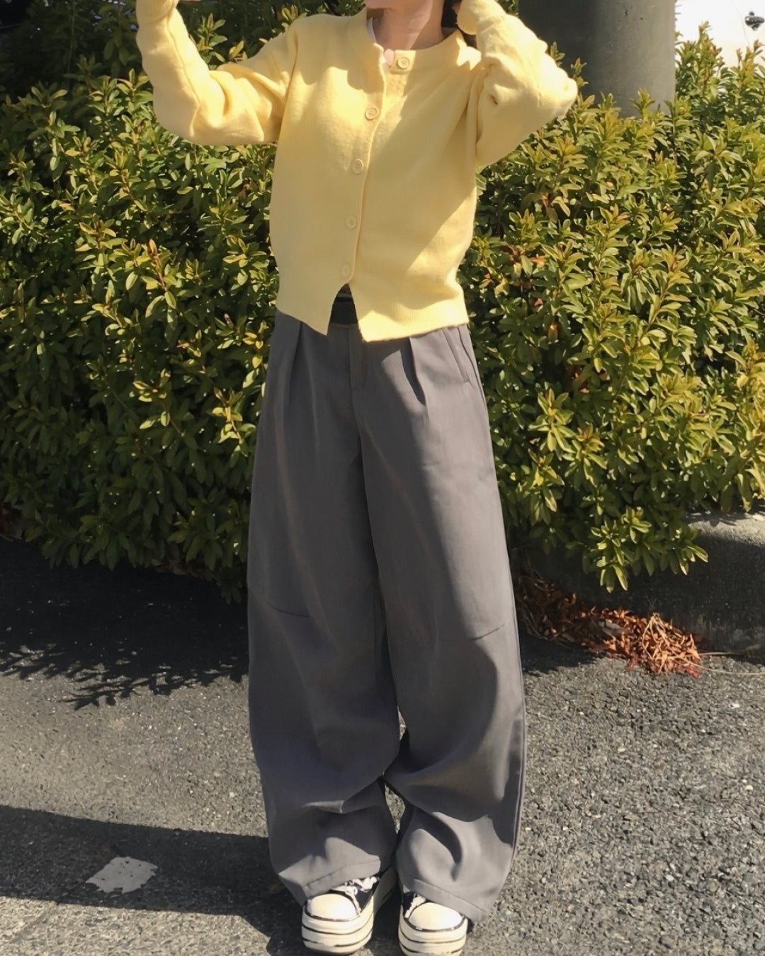 リブカフスルーズカーディガン YN0071