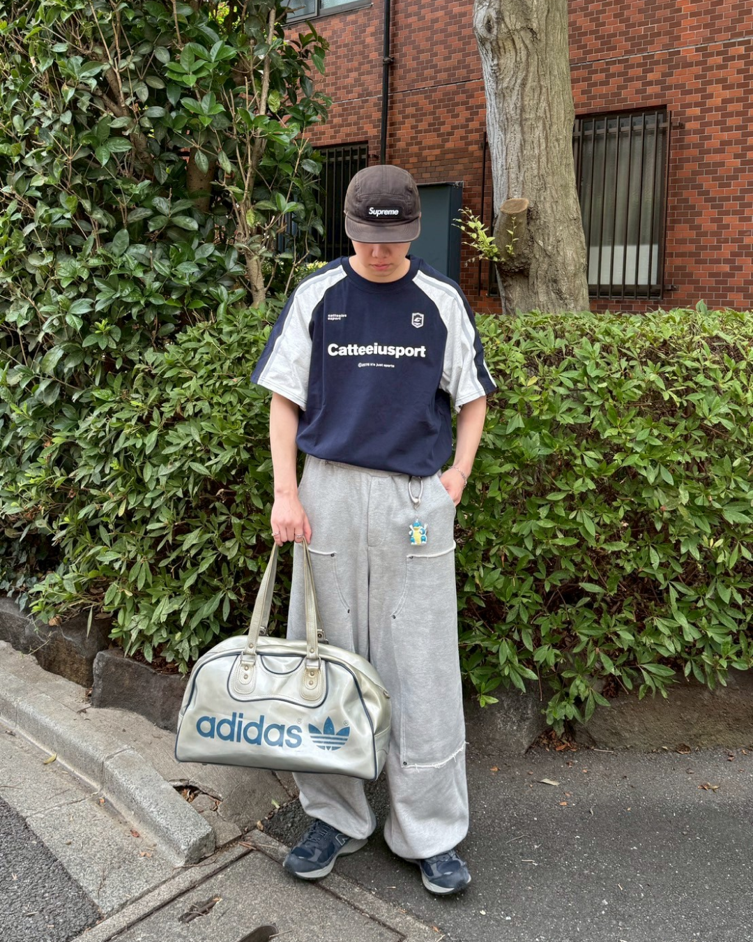 バイカラーラウンドネックTシャツ ZD0013
