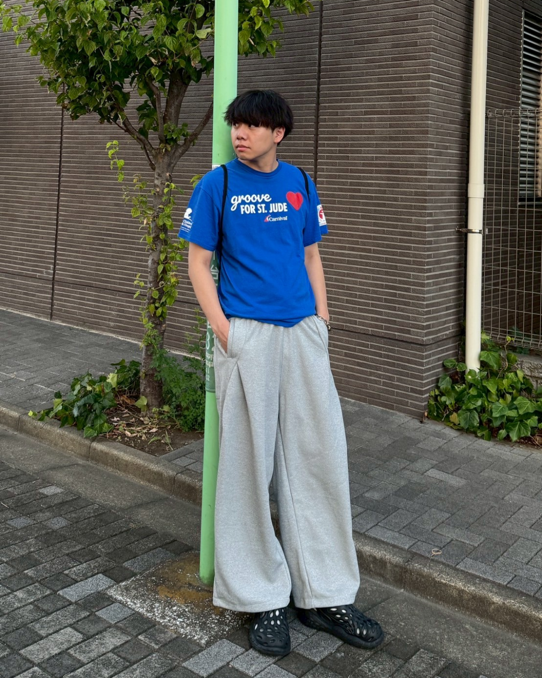 タックデザインスウェットパンツ ZD0039