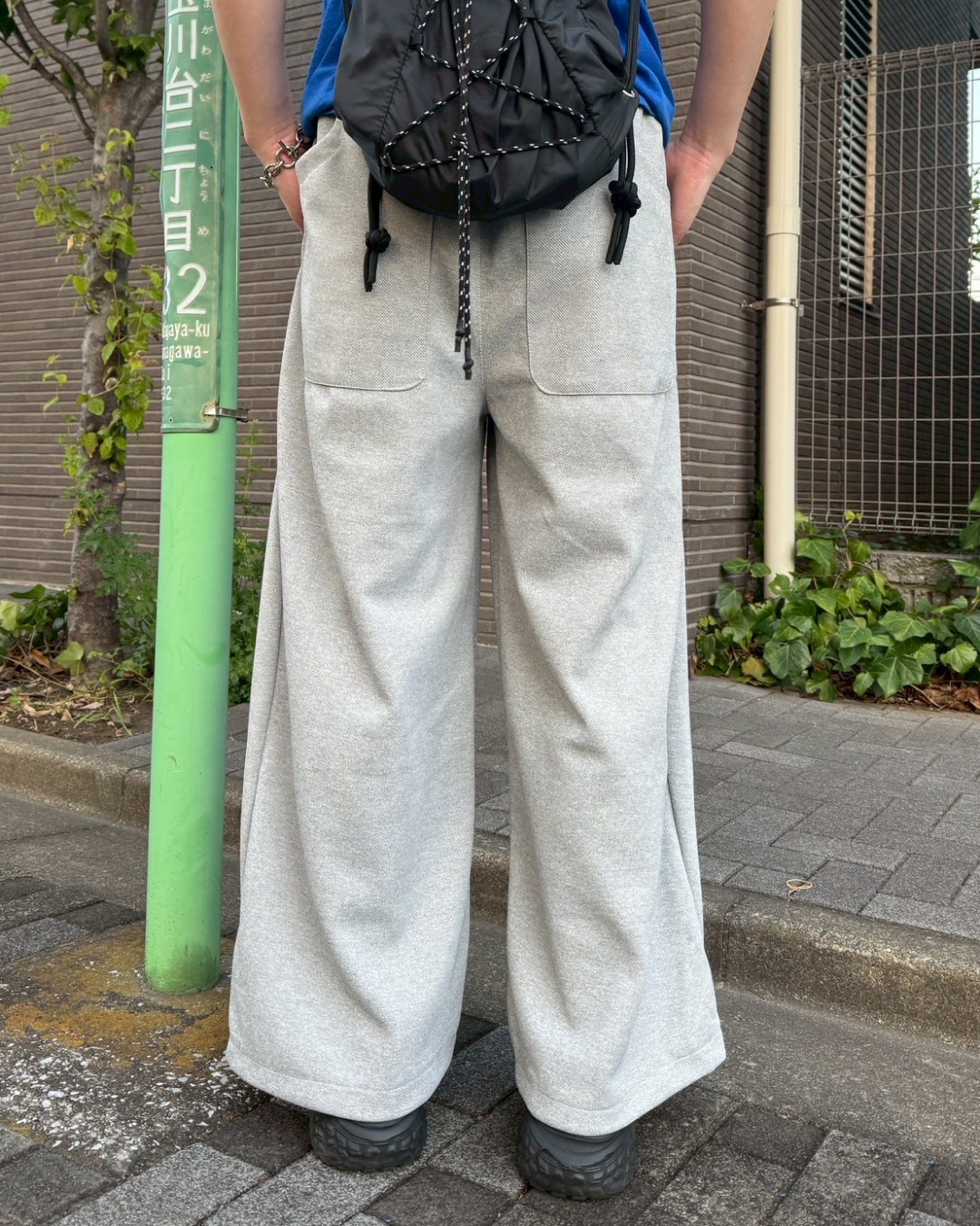 タックデザインスウェットパンツ ZD0039