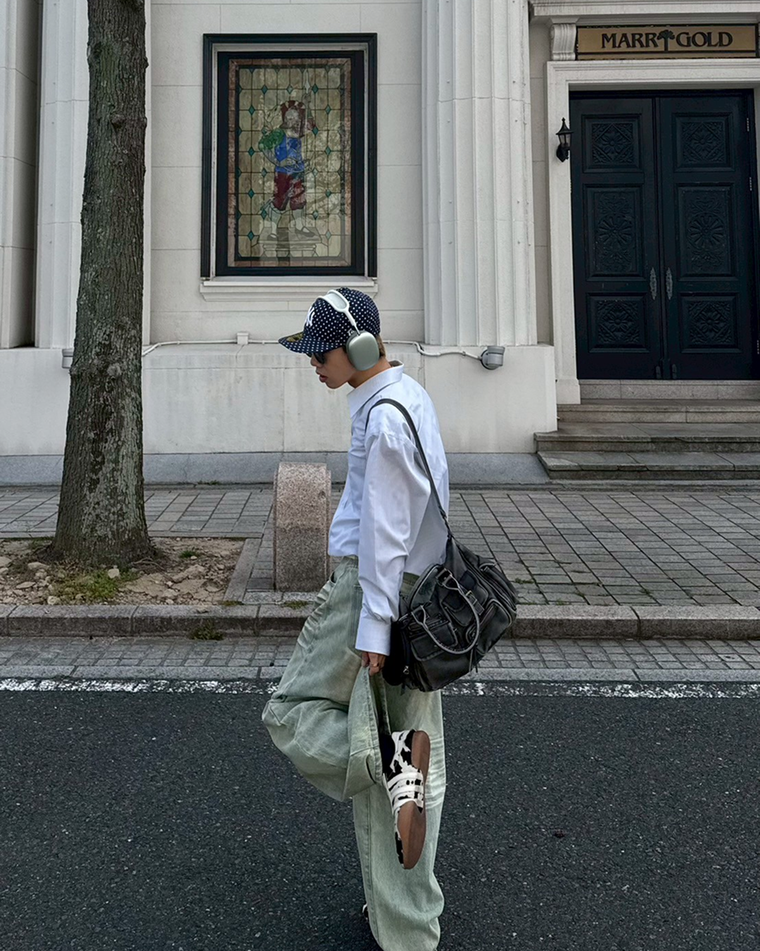 【再販】ウォッシュカーブデニムパンツ SK0038