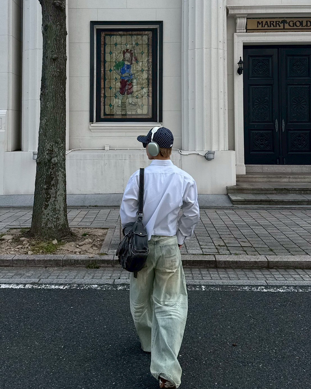 【再販】ウォッシュカーブデニムパンツ SK0038