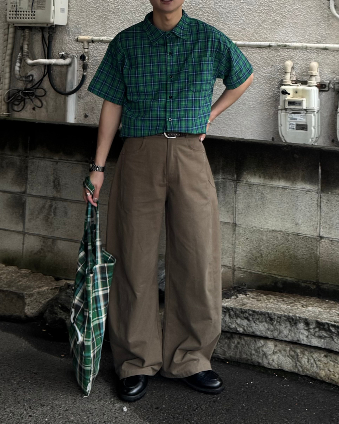 舞台、スタジオ用マルチチェック ユニセックスマルチカラーチェックシャツ TO1080 – YOLO（ヨロ