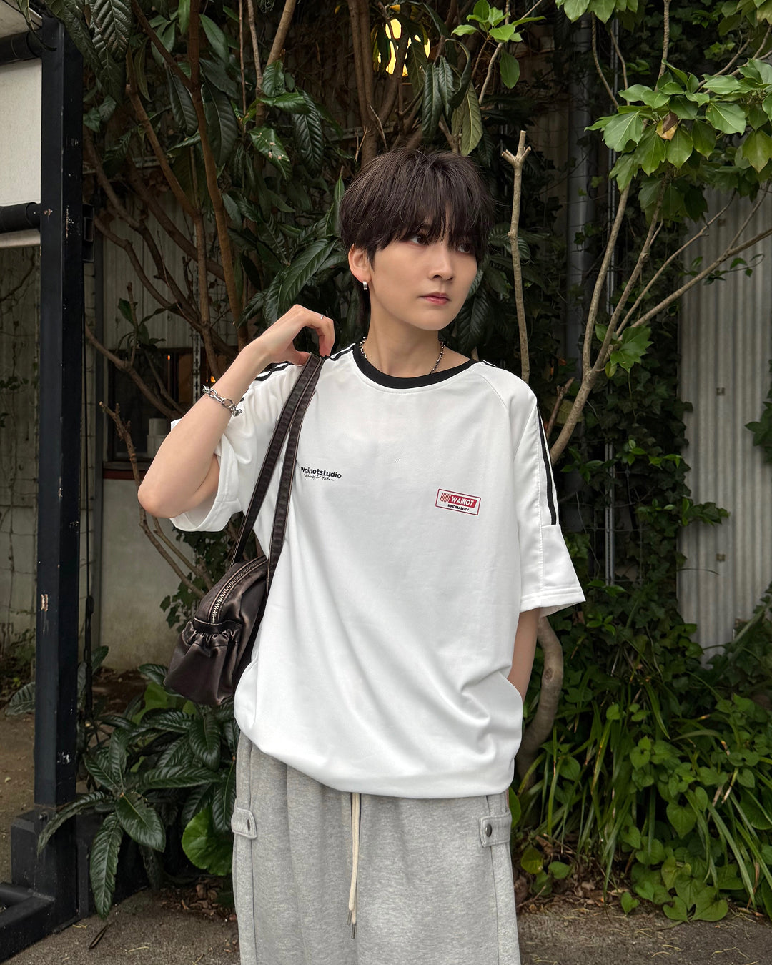 サイドラインオーバーサイズTシャツ SY0016