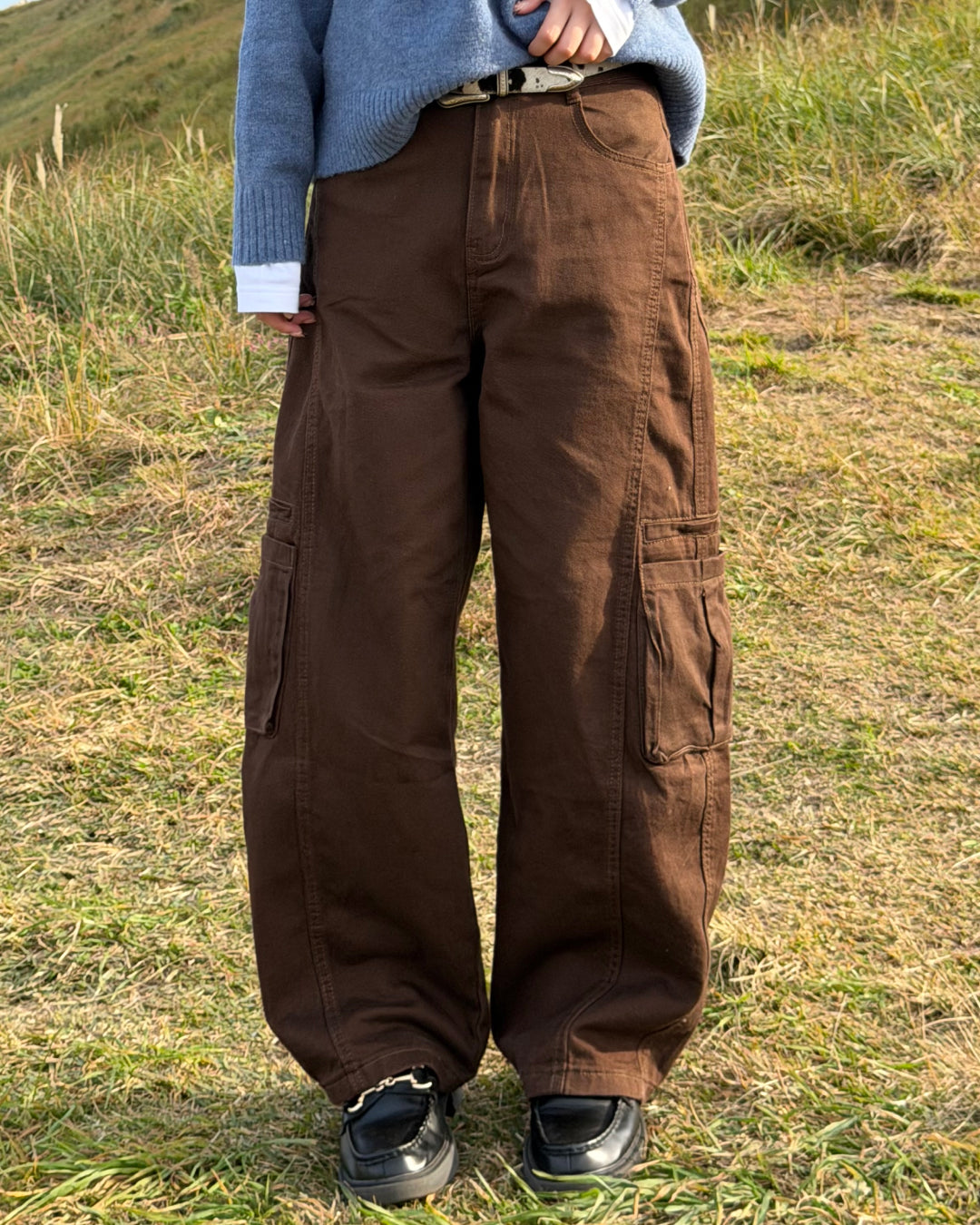 バルーンシルエットブラウンカーゴパンツ
SA0060