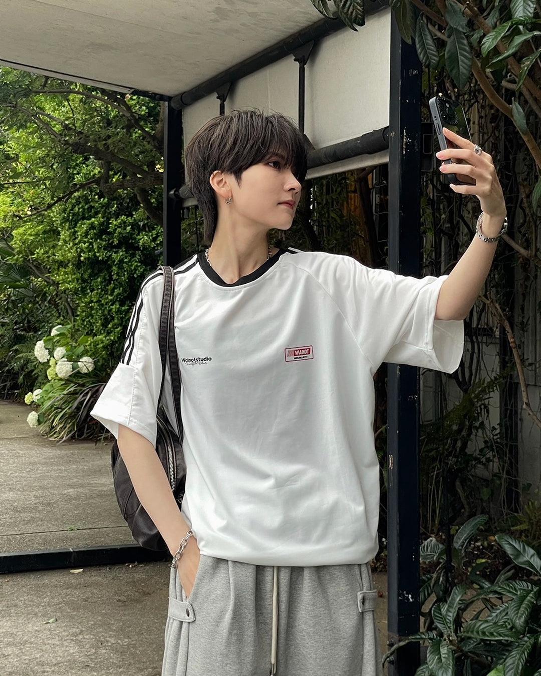 サイドラインオーバーサイズTシャツ SY0016